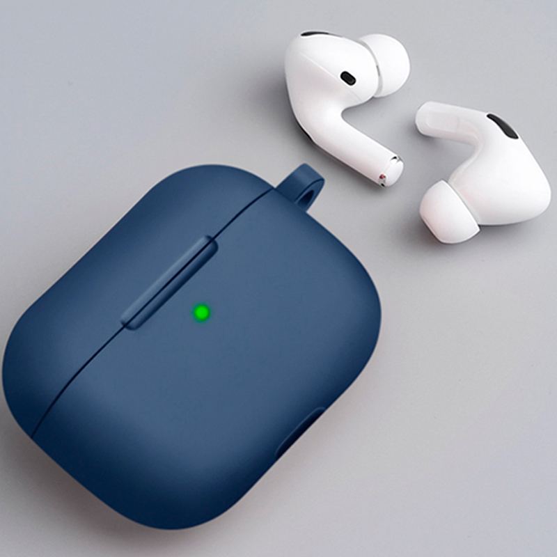 

Чехол для наушников AirPods Pro силиконовый Hang синий