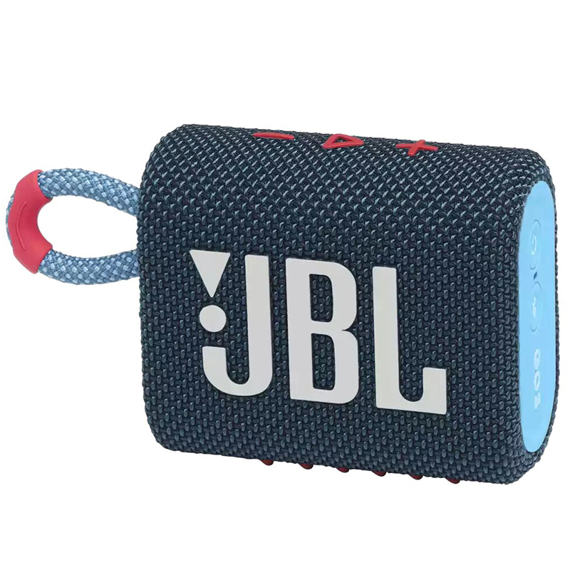 

Портативная колонка JBL Go 3 с защитой от воды сине-розовая