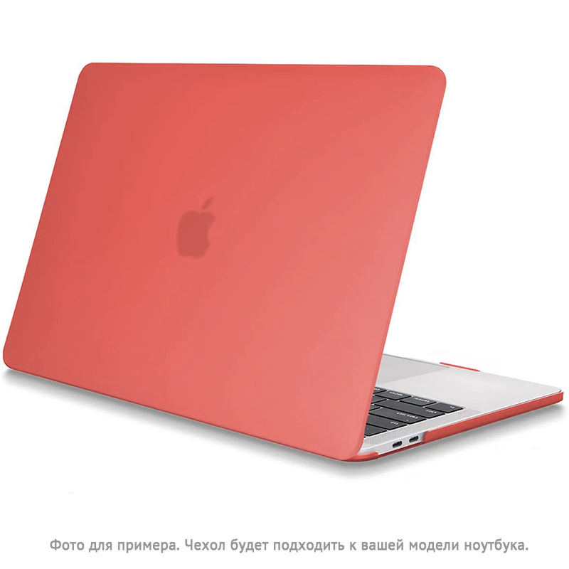 

Чехол для Apple MacBook Air 13 (2018-2019) A1932, (2020) А2179, M1 (2020) A2337 пластиковый матовый DDC Crem Soda красно-розовый