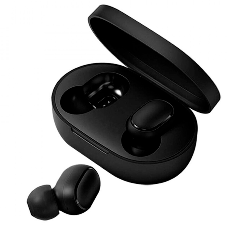 

Наушники беспроводные Bluetooth Xiaomi Mi Earbuds Basic S ZBW4502GL TWS вакуумные с микрофоном черные