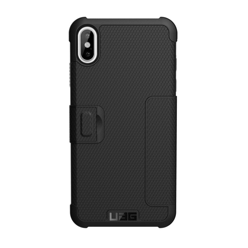 

Чехол для iPhone XS Max гибридный для экстремальной защиты - книжка Urban Armor Gear UAG Metropolis черный