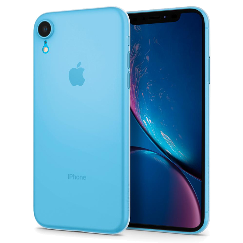 

Чехол для iPhone XR пластиковый ультратонкий Spigen SGP Air Skin прозрачный