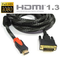 Кабель DVI-D - HDMI (папа - папа) длина 10 м версия 1.3 HDTV серия H6000