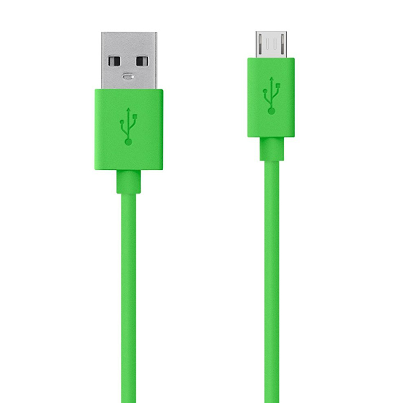 

Кабель USB - MicroUSB для зарядки 2 м 1A Belkin Mixit UP зеленый