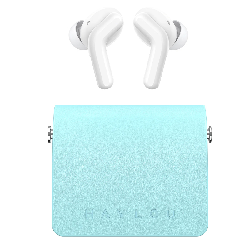 

Наушники TWS беспроводные Bluetooth Haylou Lady Bag (цепочка) ANC вакуумные с микрофоном и активным шумоподавлением голубые