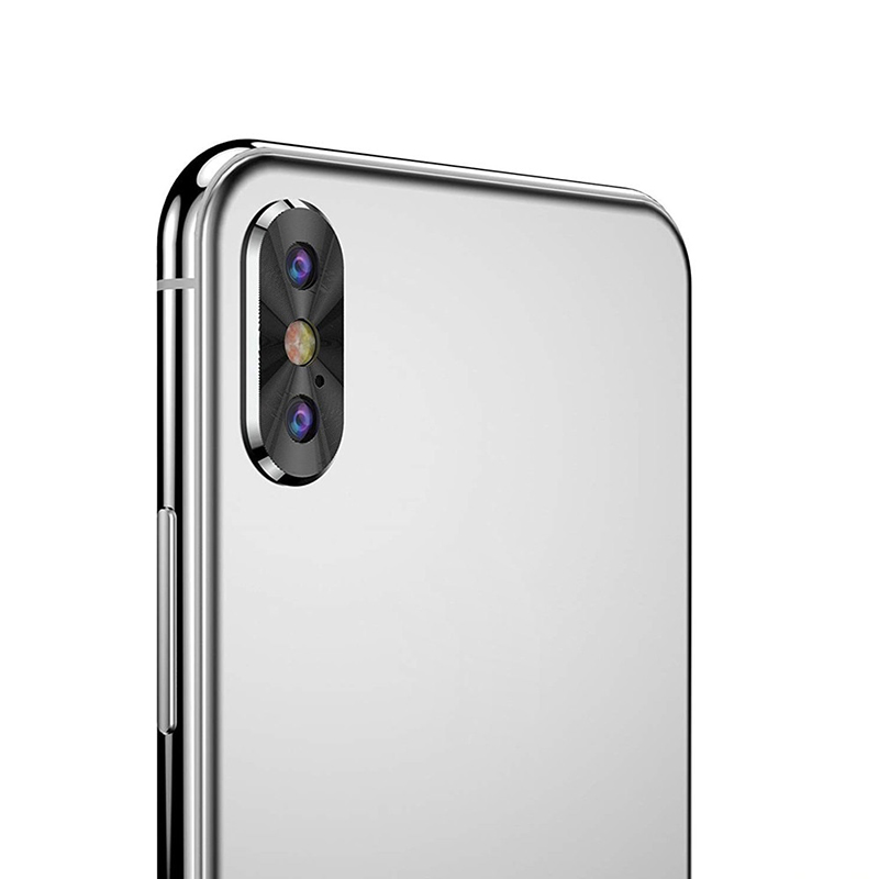 

Защитное кольцо на камеру iPhone X черное