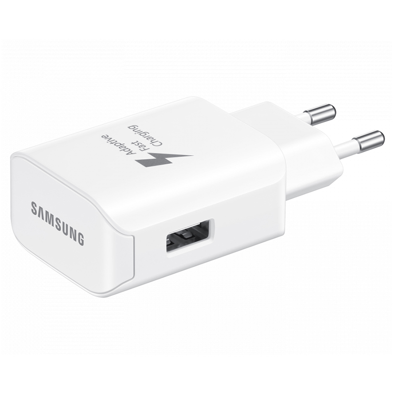 

Зарядное устройство сетевое с USB входом и Type-C кабелем 2.1A Samsung EP-TA300 (быстрая зарядка) оригинальное белое