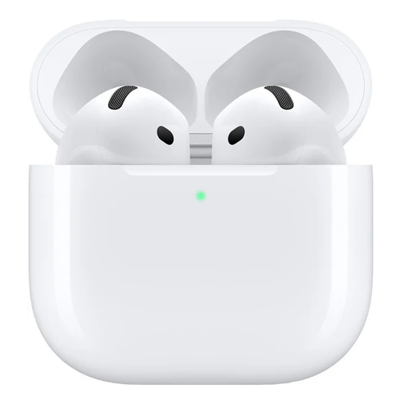 Наушники TWS беспроводные AirPods 4 вкладыши с активным шумоподавлением белые