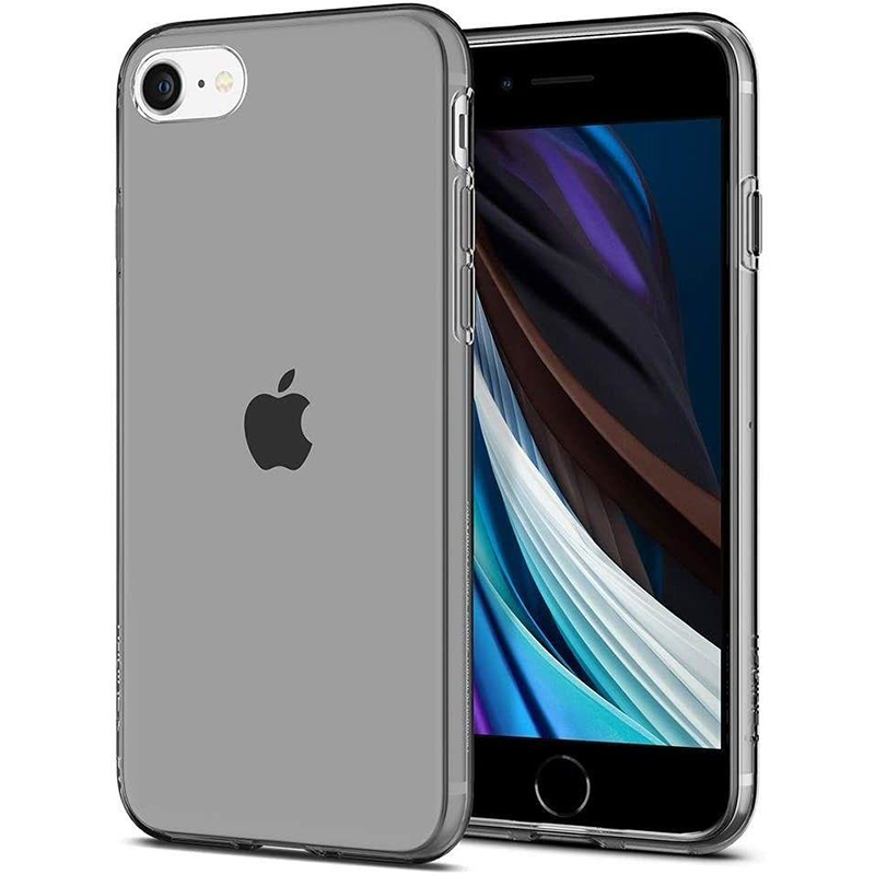 

Чехол для iPhone 7 гелевый ультратонкий Spigen SGP Liquid Crystal прозрачный серый