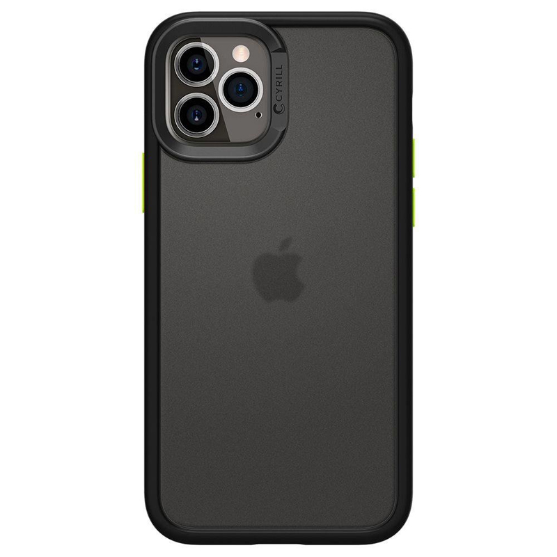 

Чехол для iPhone 12 Pro Max гибридный Spigen Cyrill Color Brick прозрачно-черный