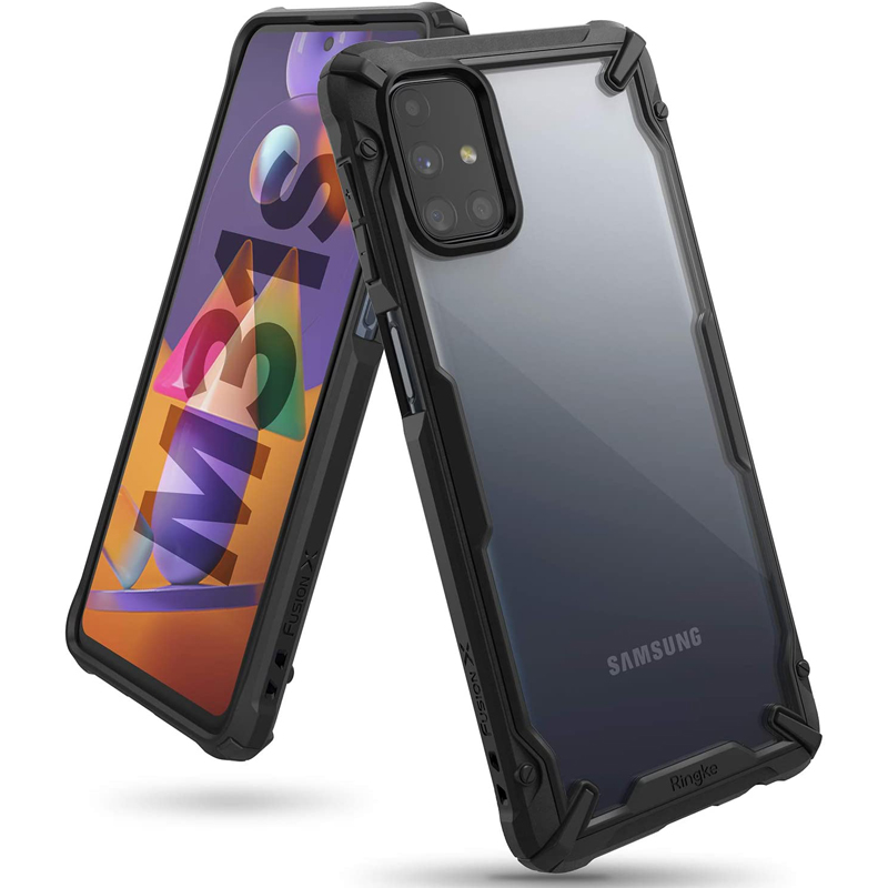 

Чехол для Samsung Galaxy M31s гибридный Ringke Fusion X черный