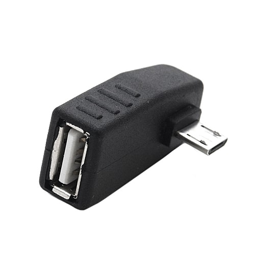 

Переходник MicroUSB - USB хост OTG угловой