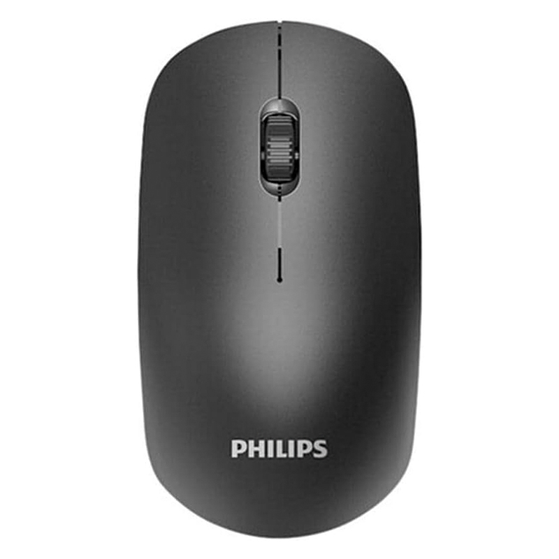 Мышь беспроводная оптическая Philips SPK7315 3 кнопки 1600 dpi бесшумная черная