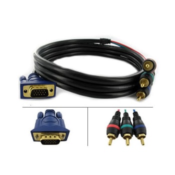 

Кабель VGA - 3RCA (VGA - тюльпаны RGB) 1,8 м Ce-Link