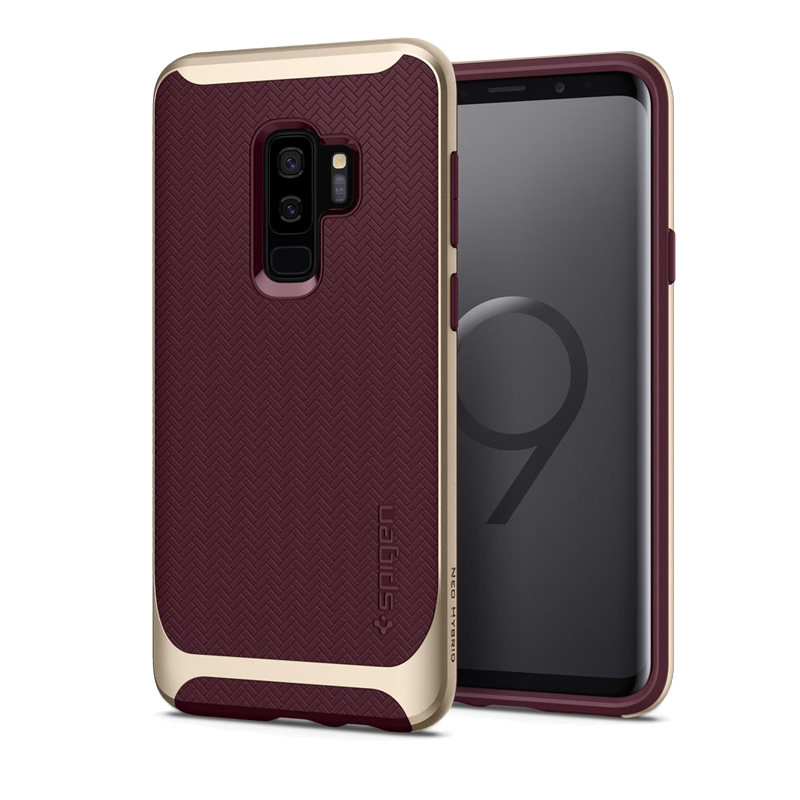 

Чехол для Samsung Galaxy S9+ гибридный Spigen SGP Neo Hybrid золотисто-бордовый