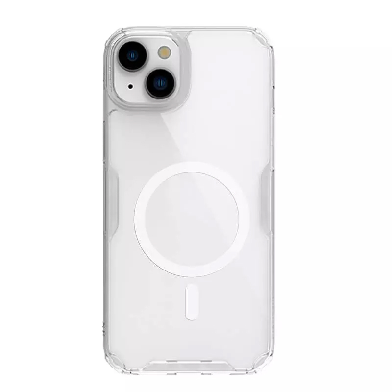 Чехол для iPhone 15 гибридный Nillkin Nature TPU Pro Magsafe прозрачный