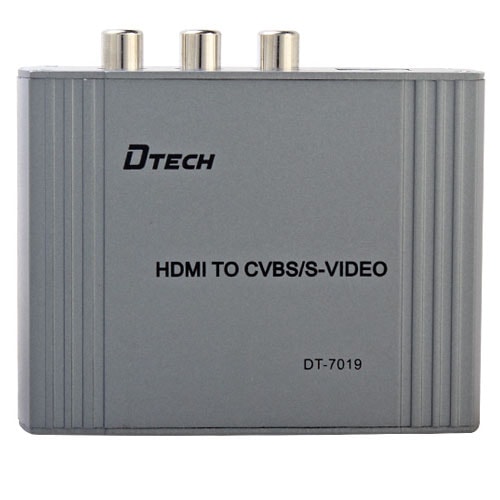 

Преобразователь HDMI в S-Video и 3RCA Dtech DT-7019