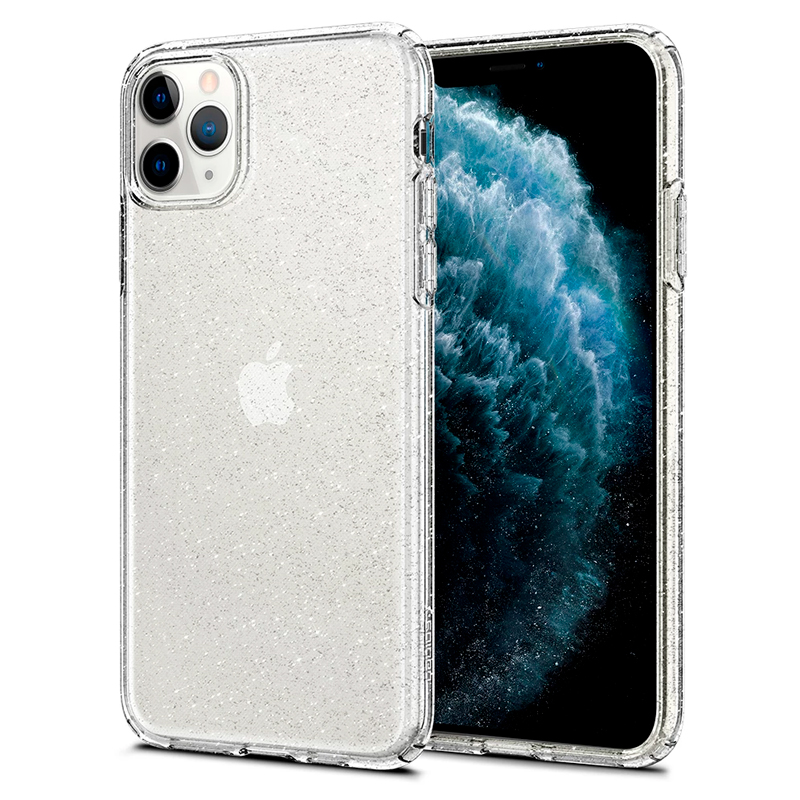 

Чехол для iPhone 11 Pro гелевый с блестками Spigen SGP Liquid Crystal Glitter прозрачный