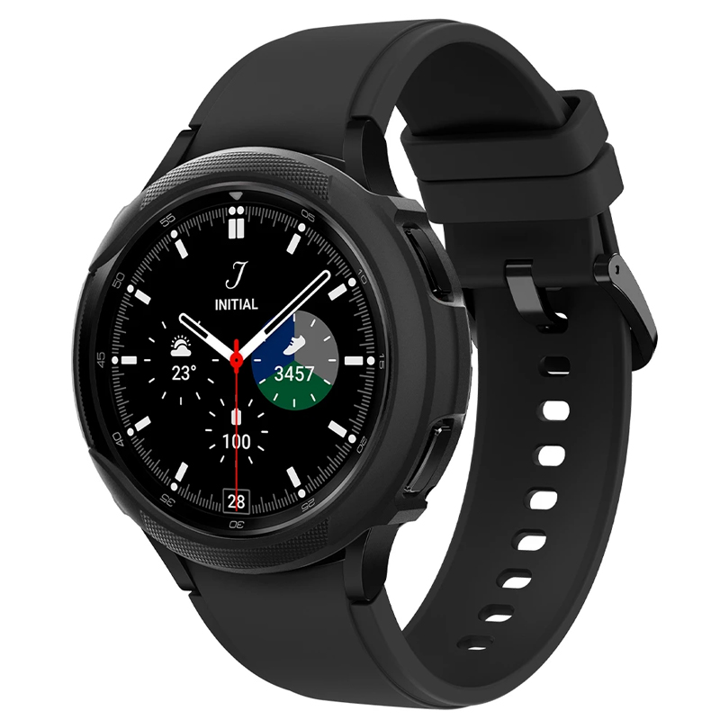 

Чехол для Samsung Galaxy Watch 4 Classic 46 мм гелевый Spigen SGP Liquid Air черный