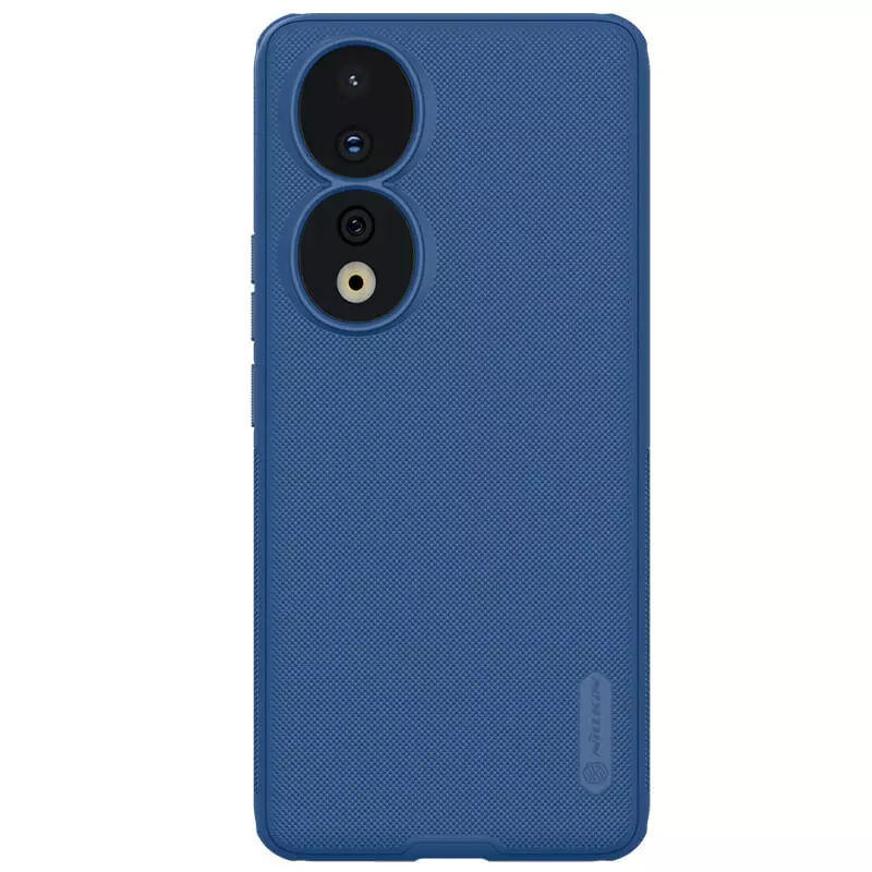 Чехол для Honor 90 гибридный Nillkin Super Frosted Shield Pro синий