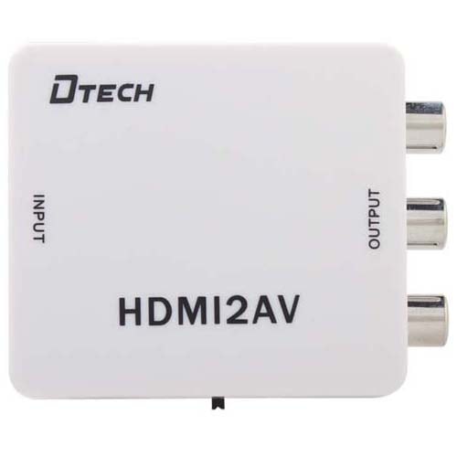 

Переходник (преобразователь) HDMI - 3RCA (папа - мама) с питанием от USB порта Dtech DT-6524