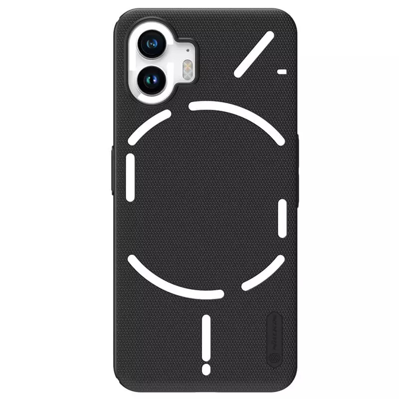 Чехол для Nothing Phone 2 пластиковый тонкий Nillkin Super Frosted черный