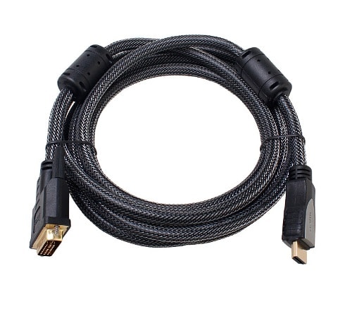 

Кабель DVI-D - HDMI (папа-папа) 1,8 м версия 1.4 Dtech DT-HD1018 с ферритами