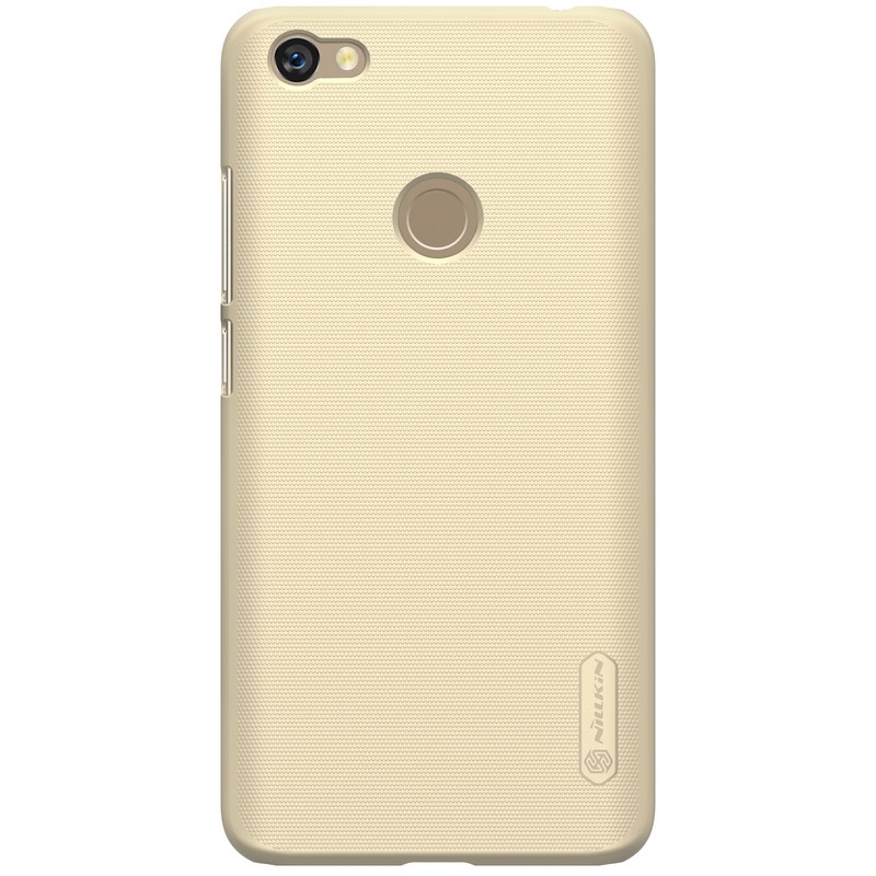 

Чехол для Xiaomi Redmi Note 5A Prime пластиковый тонкий Nillkin Super Frosted золотистый