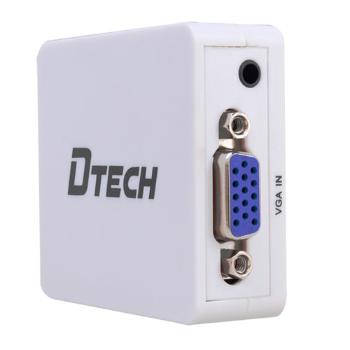 

Преобразователь VGA + Audio - HDMI (мама - мама) с питанием от USB порта Dtech DT-6527