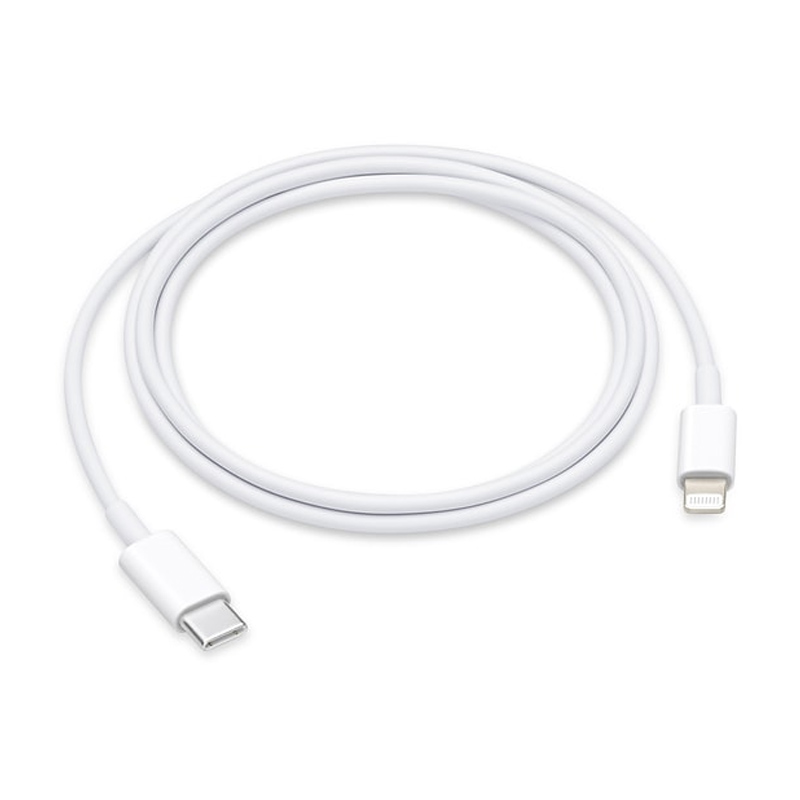 Кабель Type-C - Lightning для зарядки iPhone 1 м белый