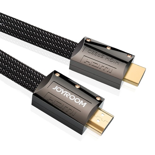 

Кабель HDMI - HDMI (папа - папа) длина 2 м версия 2.0 Joyroom JR-H100 плоский черный