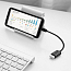 Переходник MicroUSB - USB 2.0 (папа - мама) хост OTG длина 15 см Ugreen US133 черный