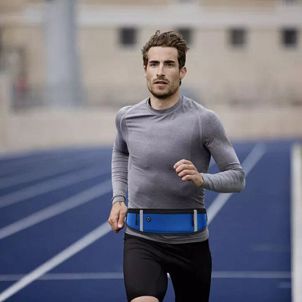 Сумка на пояс спортивная Hurtel Ultimate II синяя