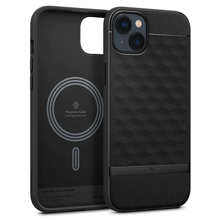 Чехол для iPhone 14 гибридный Spigen Caseology Parallax MagSafe черный