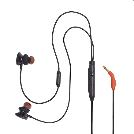 Наушники JBL Quantum 50 вакуумные с микрофоном игровые черные