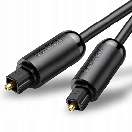 Кабель оптический Toslink - Toslink длина 1 м Ugreen AV122 черный