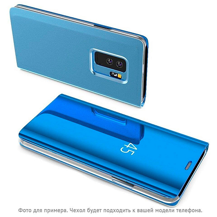 Чехол для Huawei Y6p книжка Hurtel Clear View синий