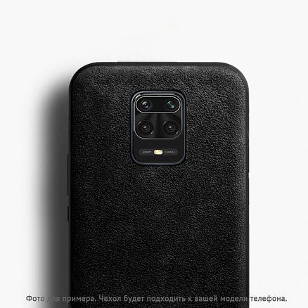 Чехол для Samsung Galaxy A71 гибридный Rzants Velvet черный