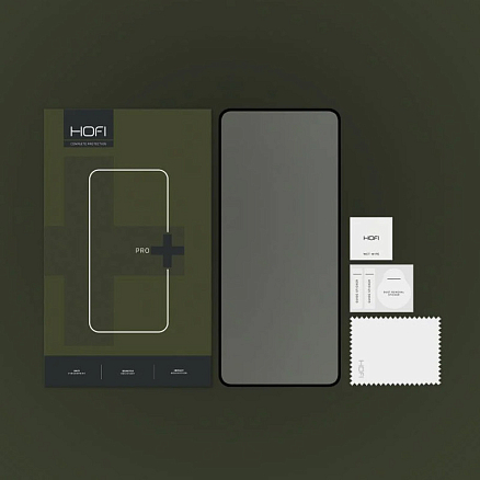 Защитное стекло для Realme 10 4G на весь экран Hofi Glass Pro+ черное