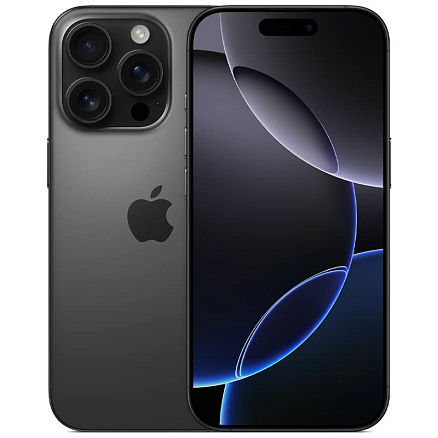 Смартфон Apple iPhone 16 Pro 128GB (черный титан)