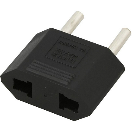 Переходник для европейской розетки Rexant 11-1042 черный