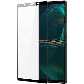 Защитное стекло для Sony Xperia 5 III на весь экран противоударное Dux Ducis 10D черное