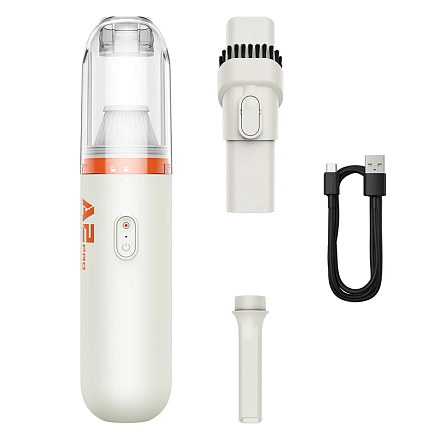 Автомобильный пылесос беспроводной Baseus Car Vacuum Cleaner A2 Pro VCAQ040001 белый