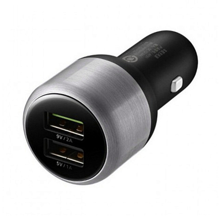 Зарядное устройство автомобильное с двумя USB входами 2А 23W и Type-C кабелем Huawei AP31 (быстрая зарядка) черное