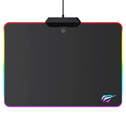 Коврик для мышки Havit MP909 с подсветкой игровой черный