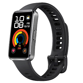 Фитнес браслет Huawei Band 10 алюминиевый черный матовый