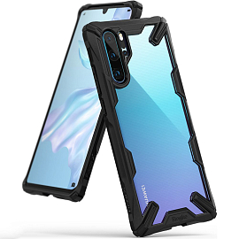 Чехол для Huawei P30 Pro гибридный Ringke Fusion X черный