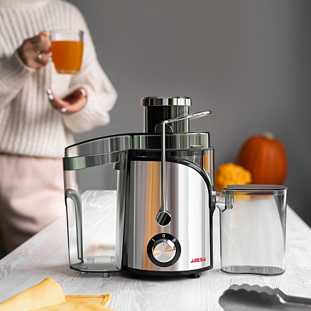 Соковыжималка электрическая Aresa AR-2502 черная