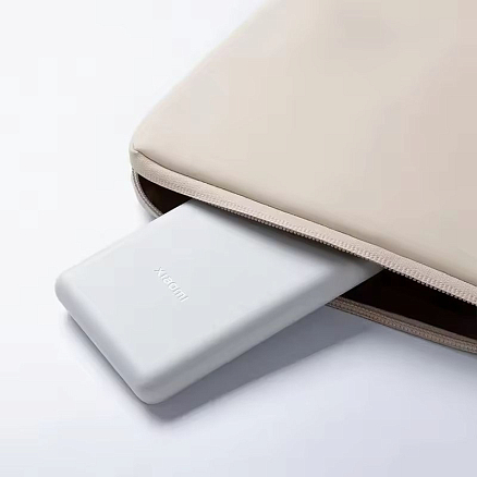 Внешний аккумулятор Xiaomi Power Bank Lite BHR9350GL 10000мАч (2xUSB, Type-C, быстрая зарядка QC, 22.5Вт) белый