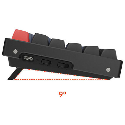 Клавиатура Keychron K8 Pro Wireless Gateron G pro Red механическая с подсветкой игровая черная